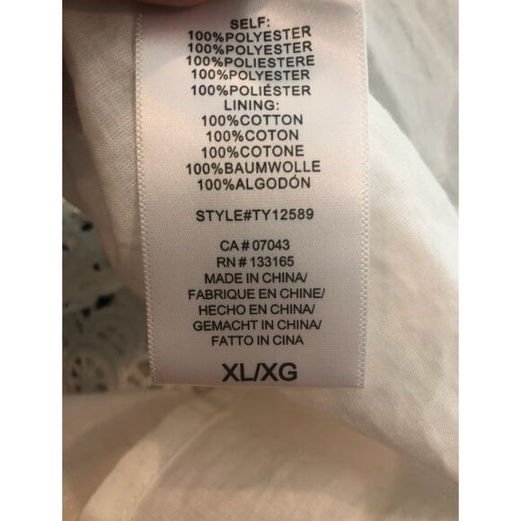 NEW Sold Out NWT Anthropologie White Ruffled Lace Square Neck Tank Ivory Bride‎ - Picture 14 of 16